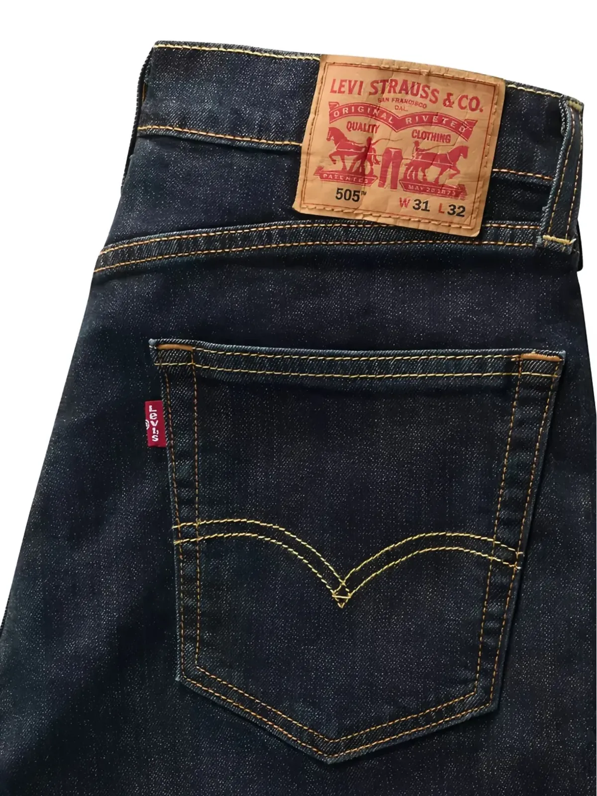 Levi's 505レギュラージーンズ - ブルー - 画像4