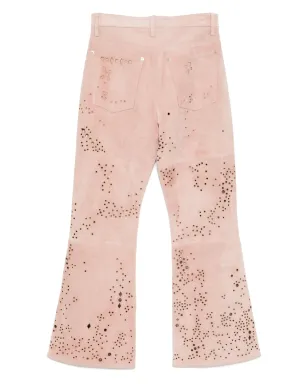MASU Galaxyカット レザー フレアパンツ - サムネイル2