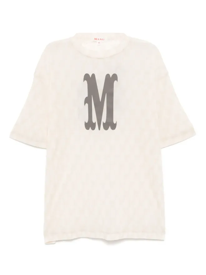 MASU MASU エンジェルプリント メッシュTシャツの商品画像