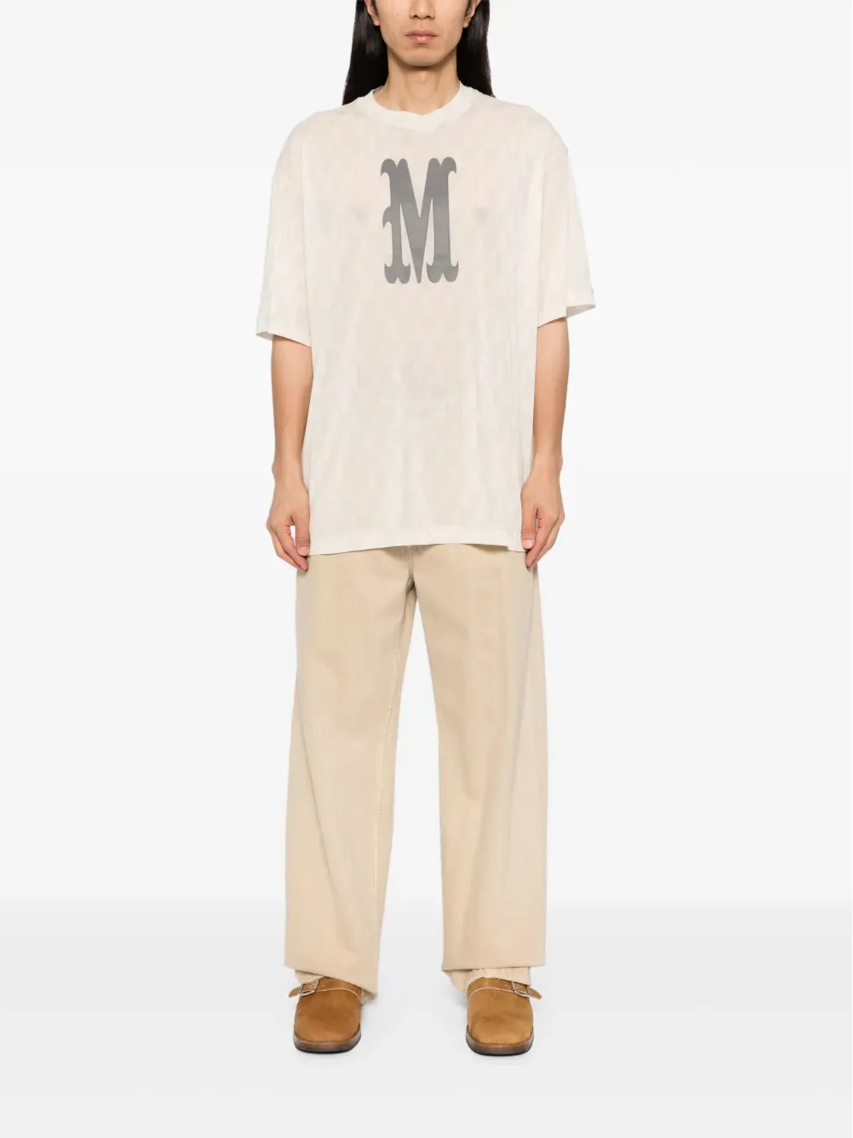 MASU エンジェルプリント メッシュTシャツ - 画像2