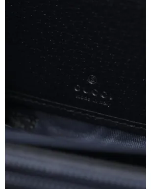 Gucci Pre-Owned 2020年代 Ophidia GG Supreme キャンバス ジップウォレット - ブラック - サムネイル4