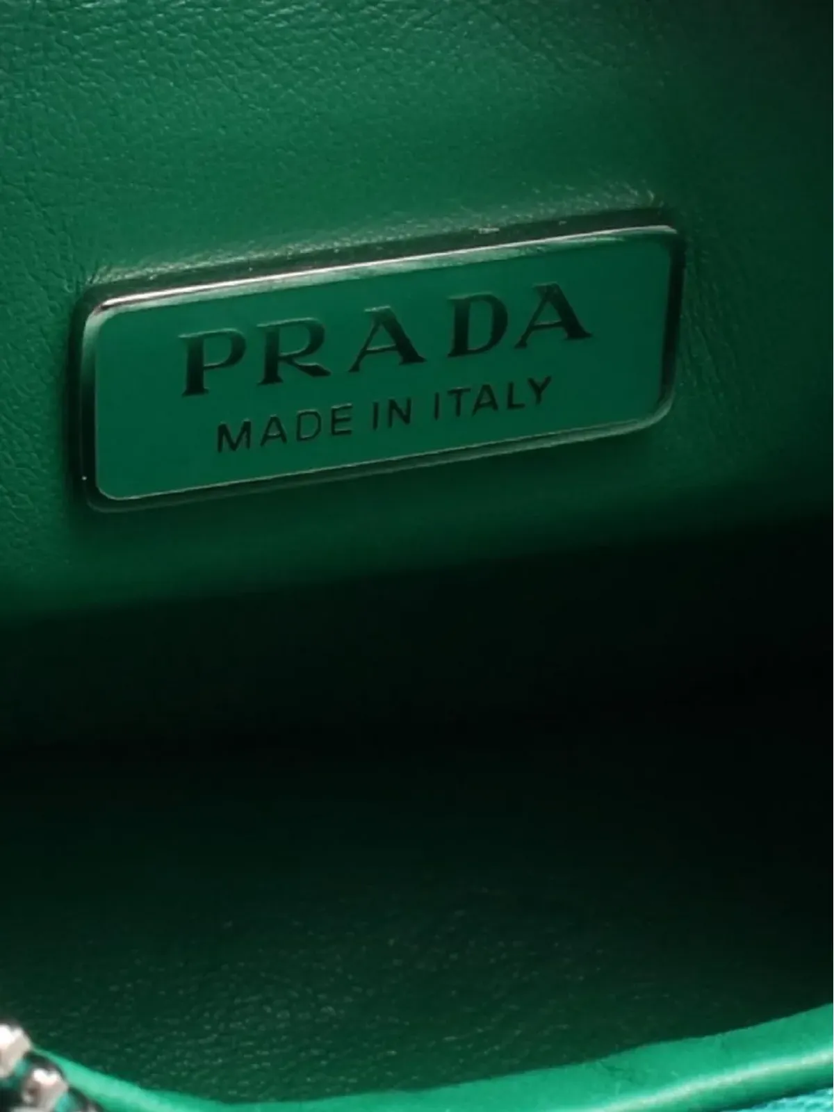 Prada ビンテージ 2010年代 リエディション 2006 ツーウェイハンドバッグ グリーン - 画像5