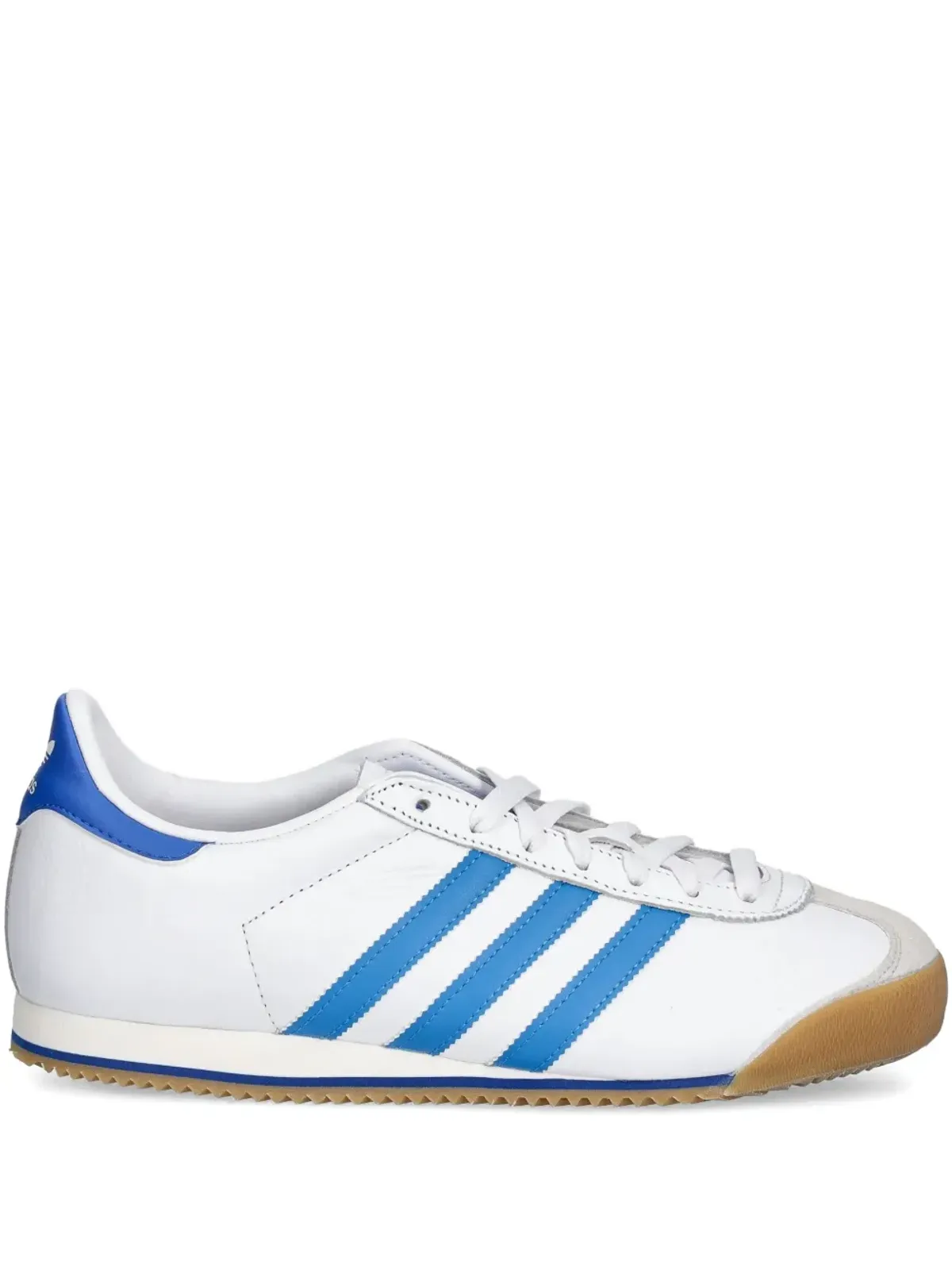 adidas K74 レザー・スリー・ストライプ スニーカー - ホワイト - 画像1