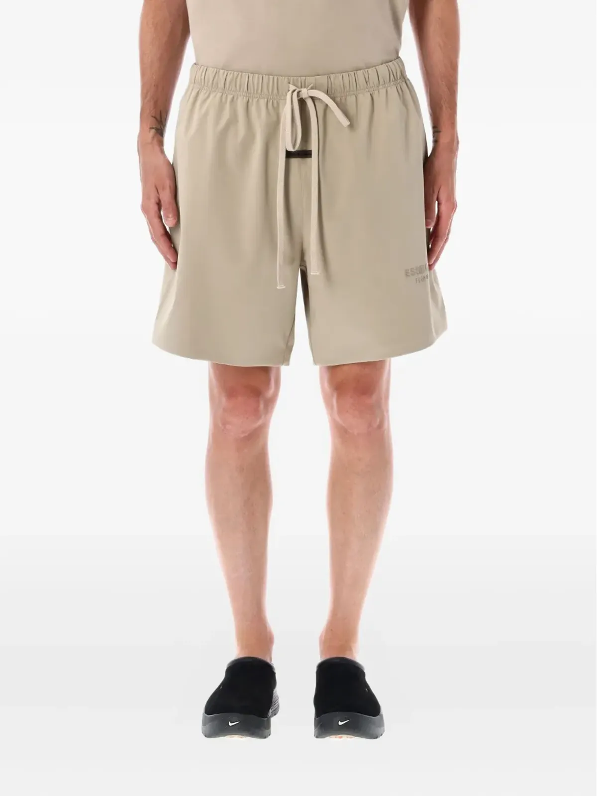 FEAR OF GOD ESSENTIALS ドローコード付きウエストのトラックショーツ - 画像1