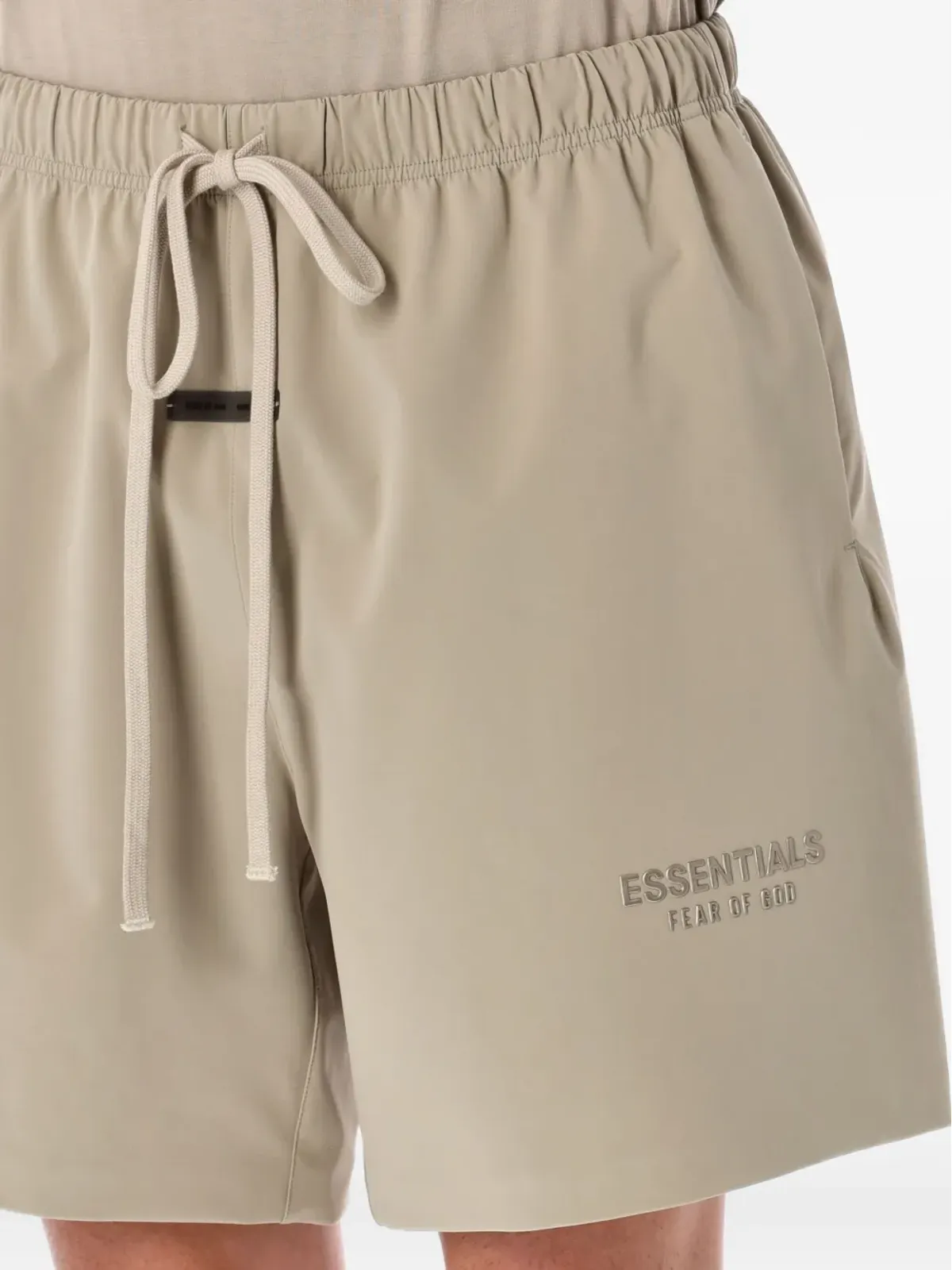FEAR OF GOD ESSENTIALS ドローコード付きウエストのトラックショーツ - 画像3