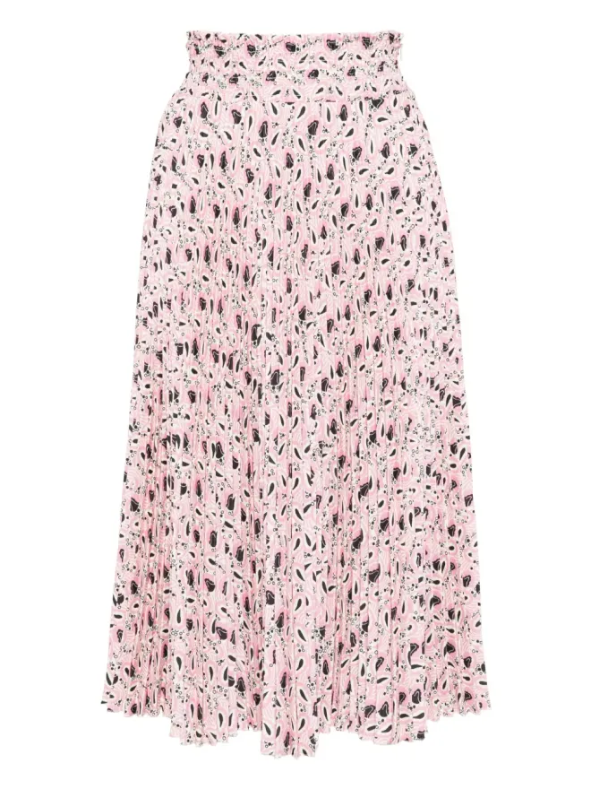 Prada Pre-Owned Prada ビンテージ プリントスカート ピンクの商品画像