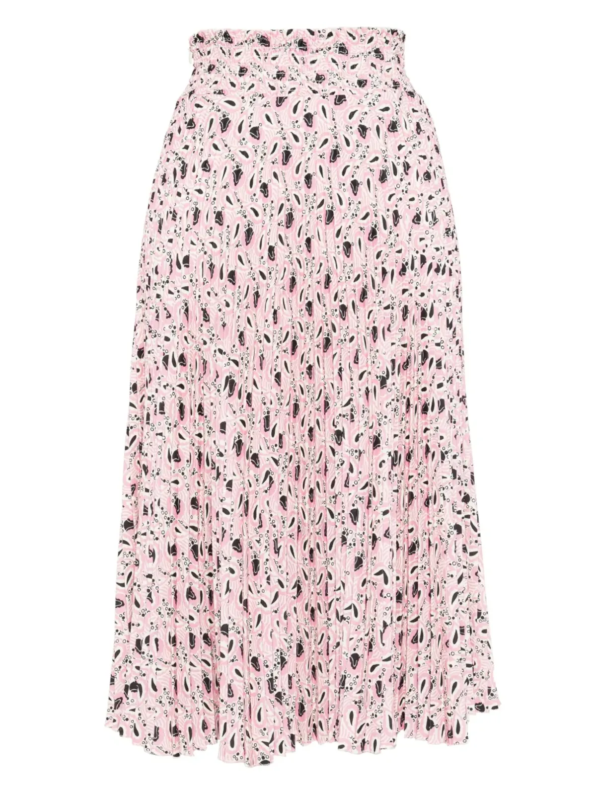 Prada ビンテージ プリントスカート ピンク - 画像2
