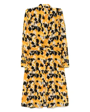 Prada Pre-Owned ビンテージ プリント柄シャツドレス - イエロー - サムネイル2