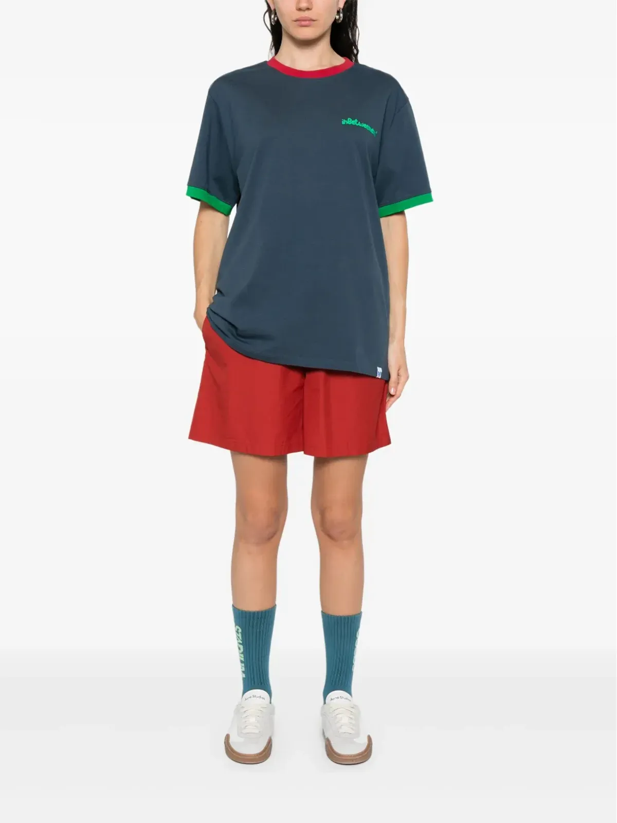 INBETWEENERS Pasta Lovers T-shirt - Blue - 画像3