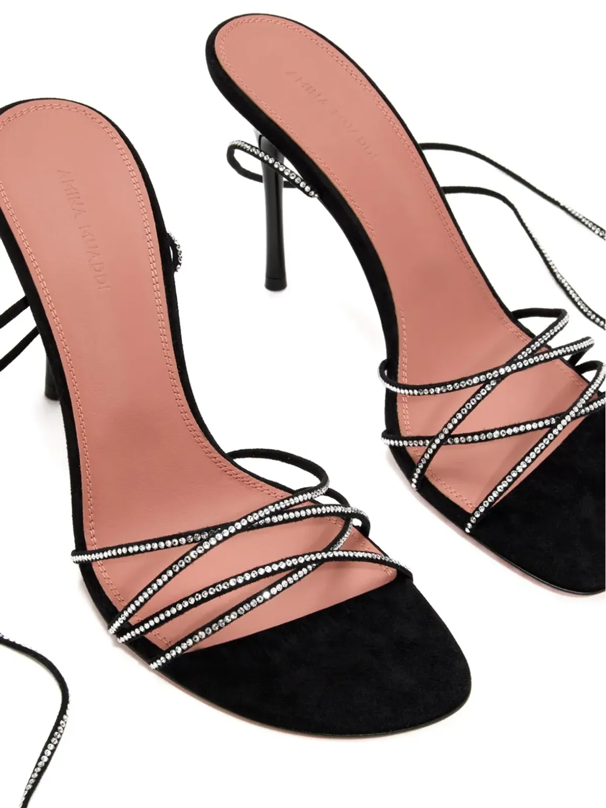 Amina Muaddi Lori strappy embellished sandals - 画像2
