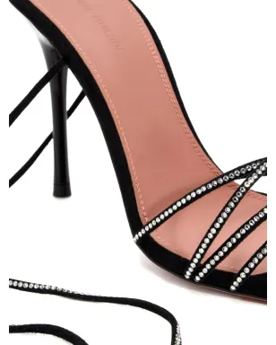 Amina Muaddi Lori strappy embellished sandals - サムネイル4