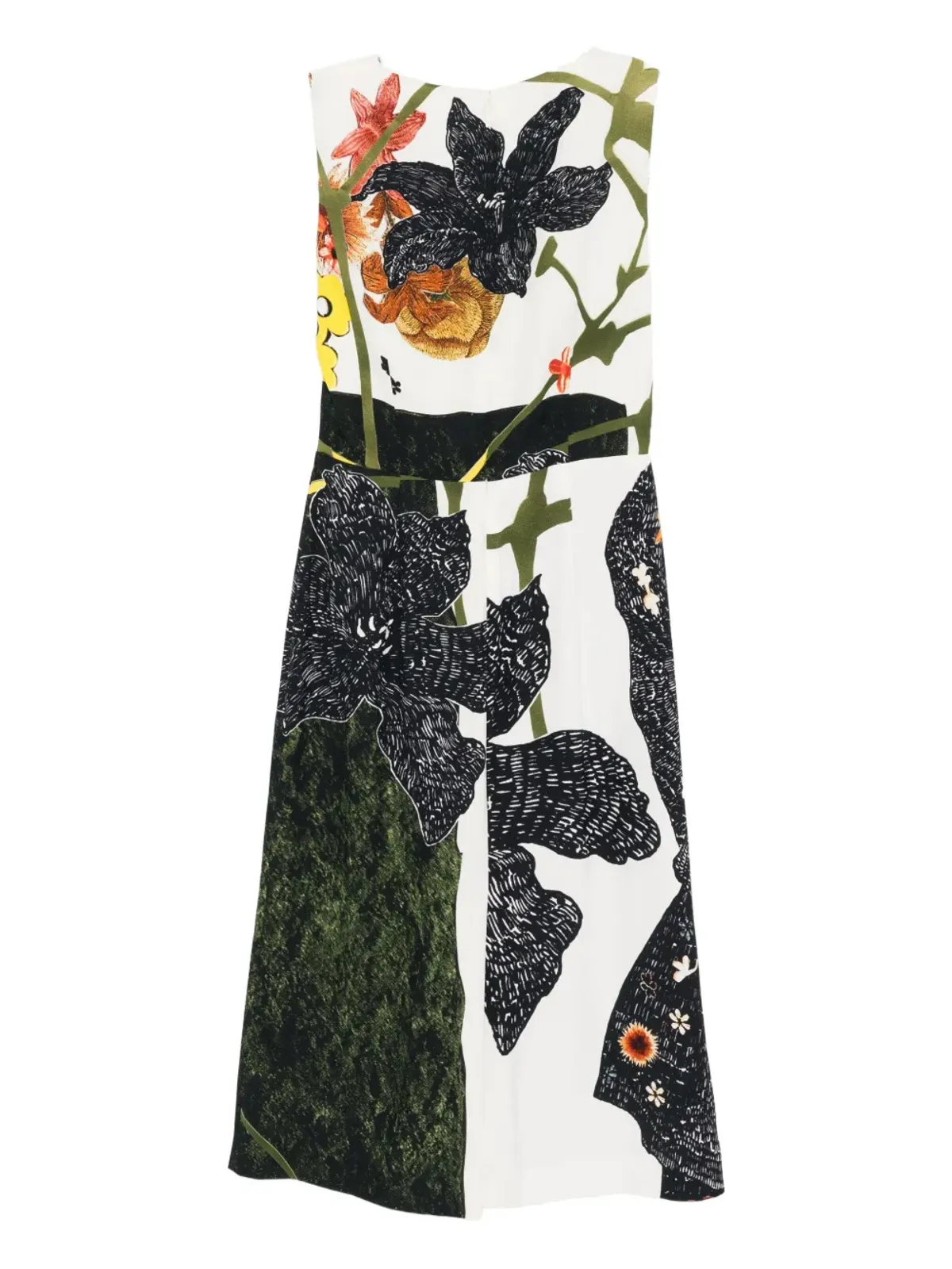 Prada ビンテージ 花柄Vネックドレス - 画像2