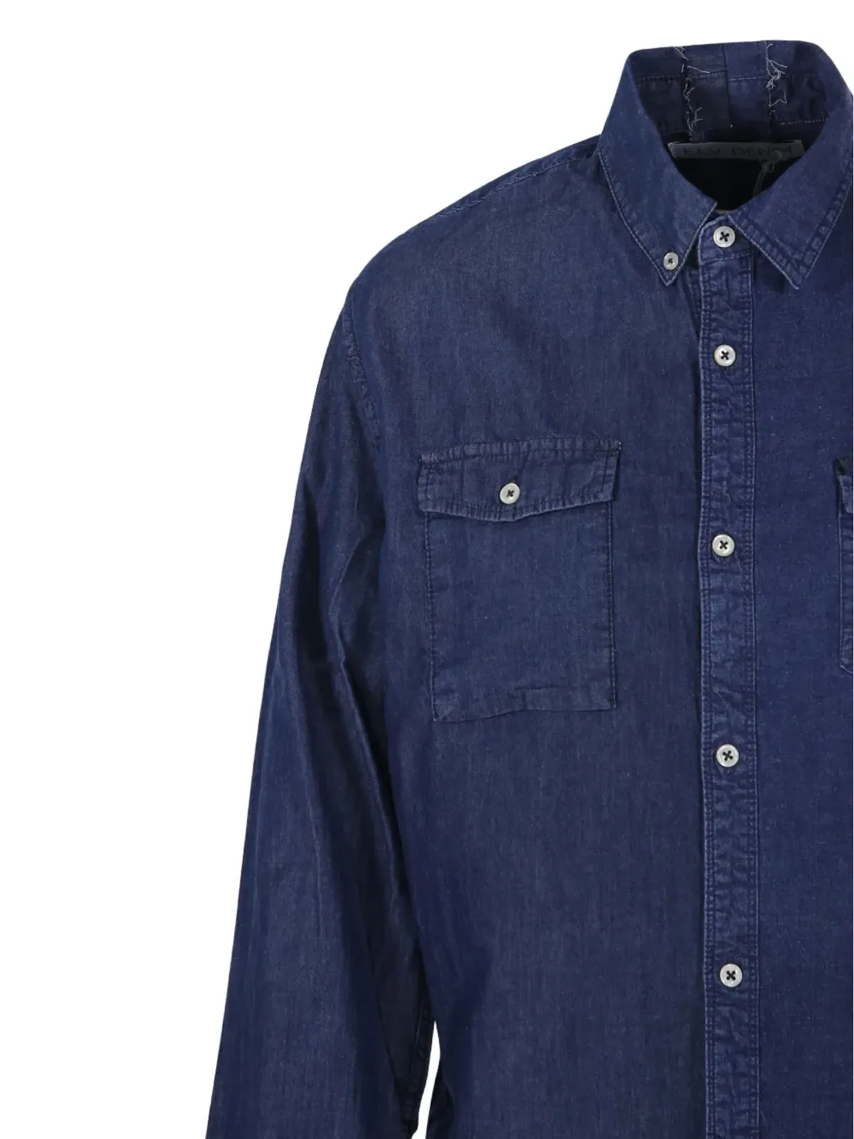 E.L.V DENIM ダブルポケット デニムシャツ - 画像4