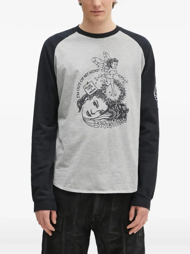Ambush AMBUSH グラフィックプリント ラグランスリーブ Tシャツの商品画像