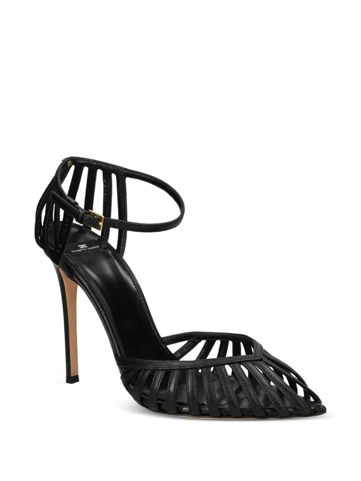 Elisabetta Franchi 110mmストラッピサンダル - ブラック - 画像2