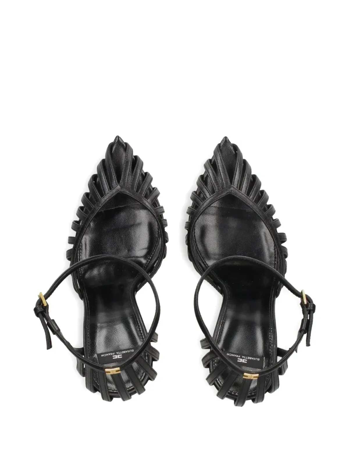 Elisabetta Franchi 110mmストラッピサンダル - ブラック - 画像4