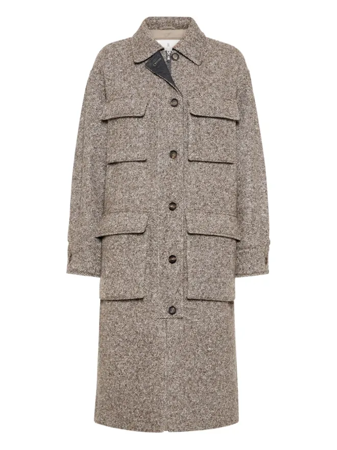 Brunello Cucinelli Brunello Cucinelli ヘリンボーン ポケットジャケットの商品画像