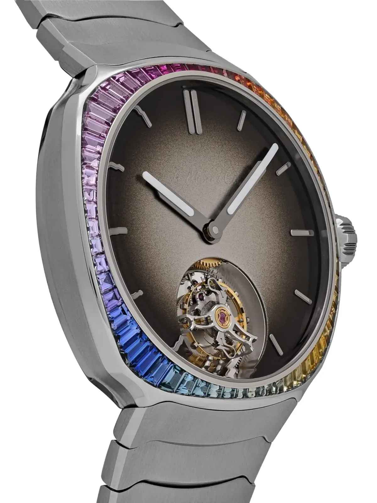 H. Moser & Cie ストリームライナー・ツアビロン 40mm - グレー - 画像5