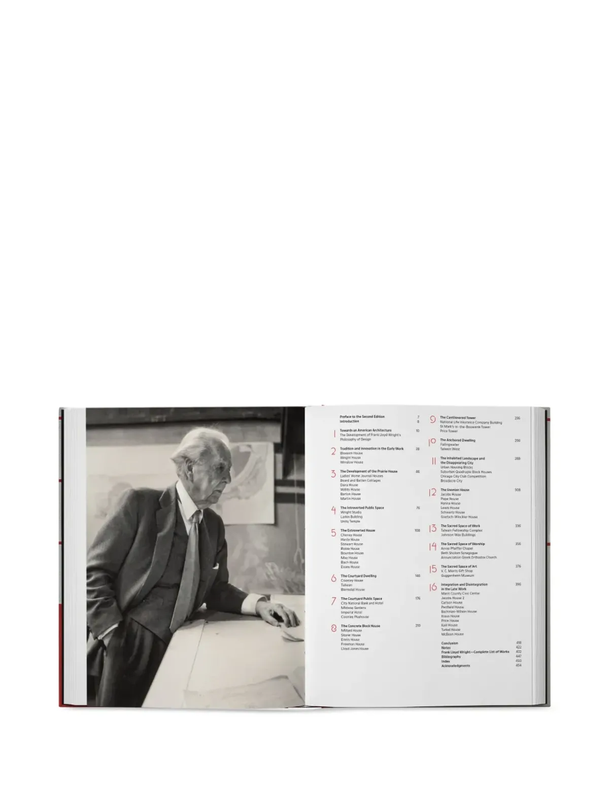 Phaidon Press フランク・ロイド・ライト ブック - レッド - 画像4