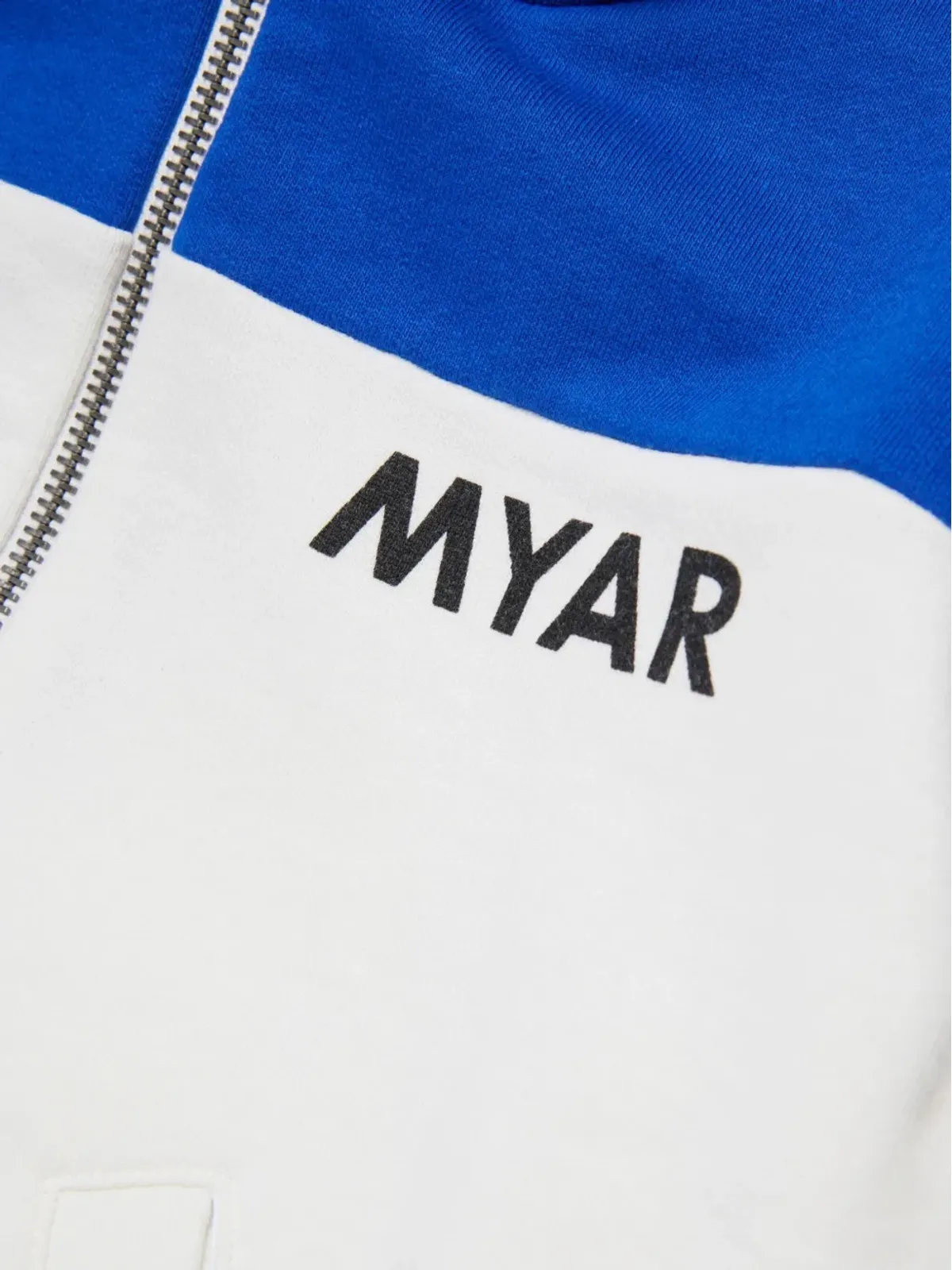 Myar ロゴプリント ジップアップパーカー - 画像4