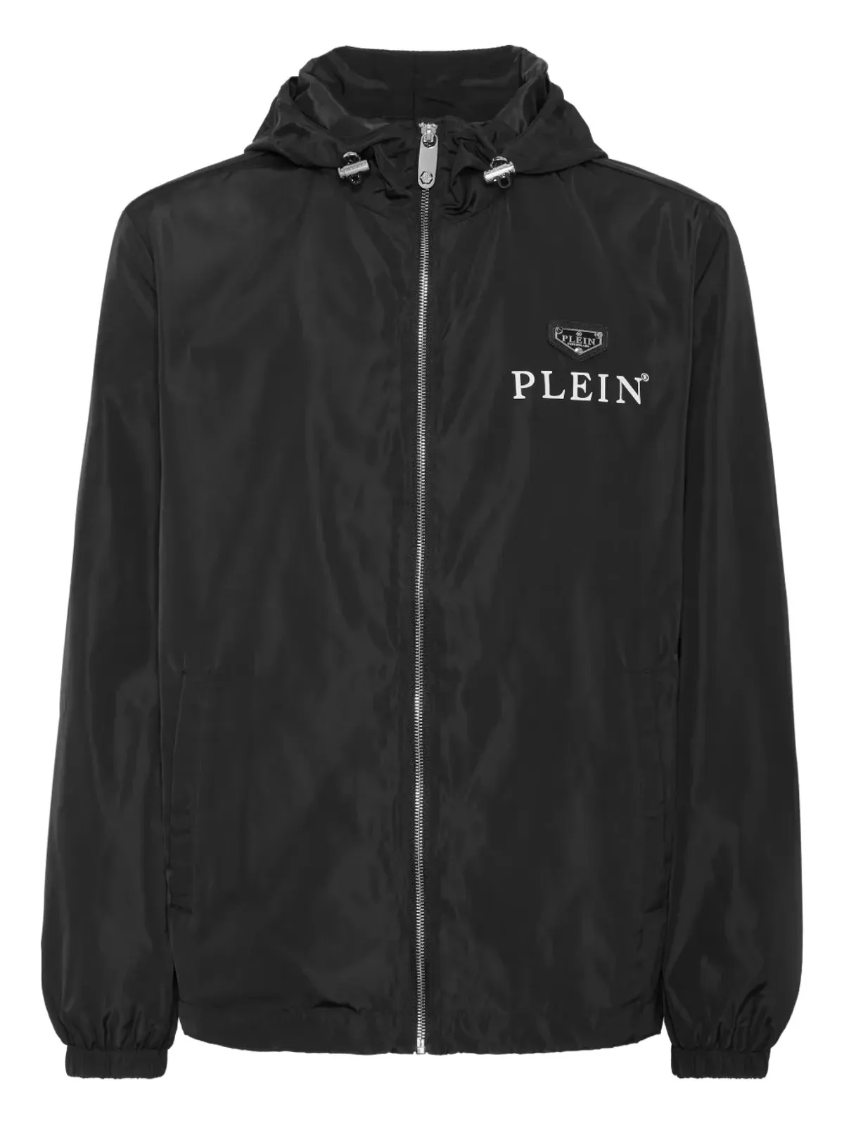 Philipp Plein ジップアップフードジャケット - ブラック - 画像1