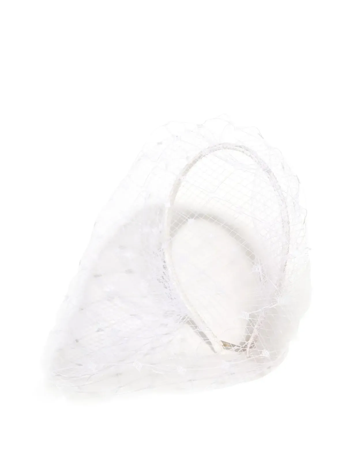 Gigi Burris Millinery ダブルベールヘッドバンド - 画像1