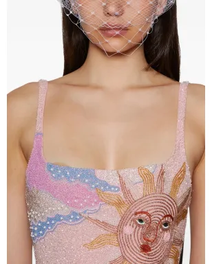 Gigi Burris Millinery ダブルベールヘッドバンド - サムネイル3