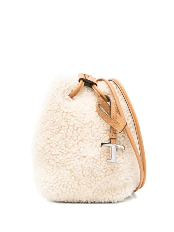Tod's Tod's シアリング バケットバッグ - ニュートラルカラーの商品画像
