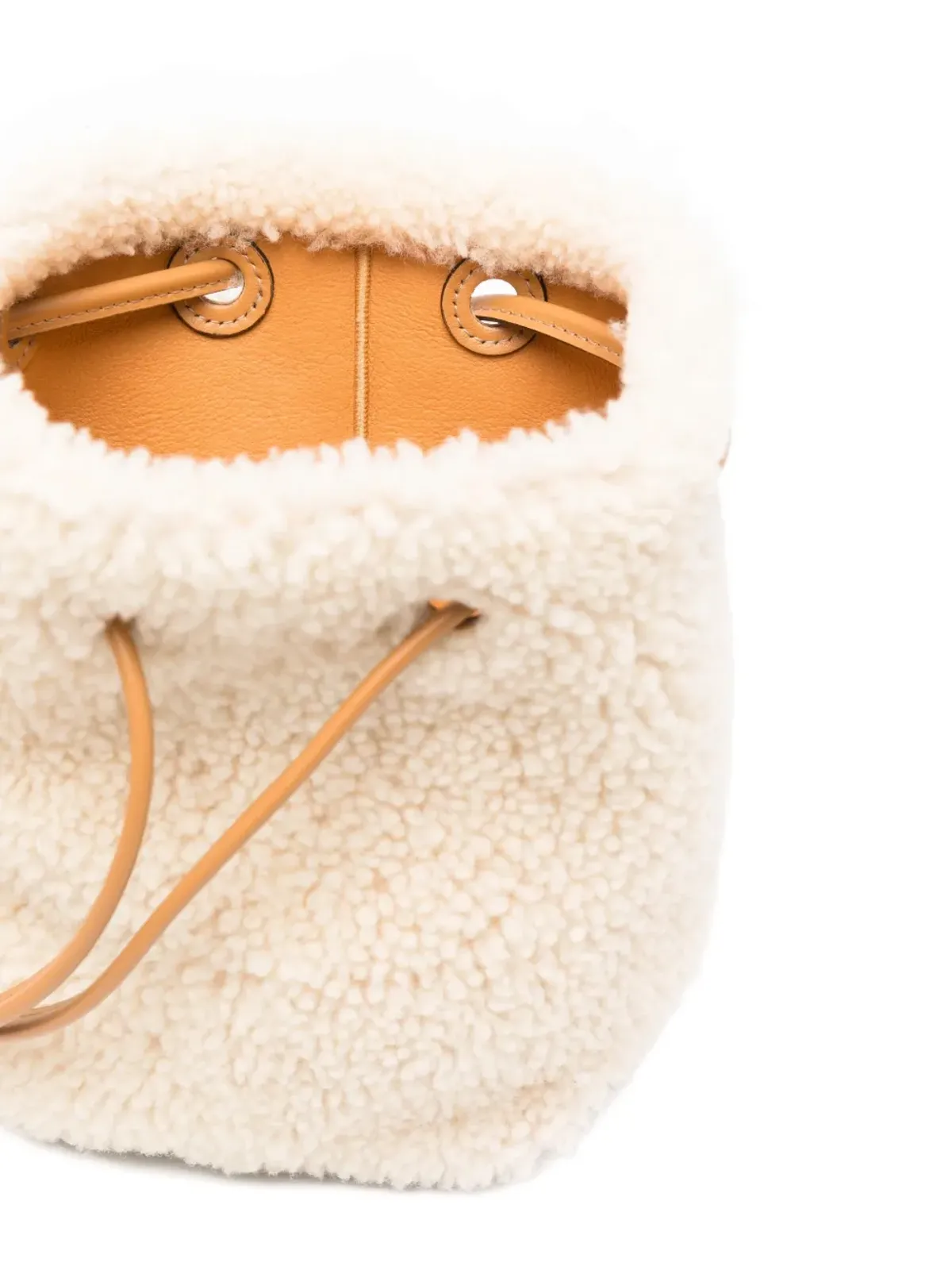 Tod's シアリング バケットバッグ - ニュートラルカラー - 画像5
