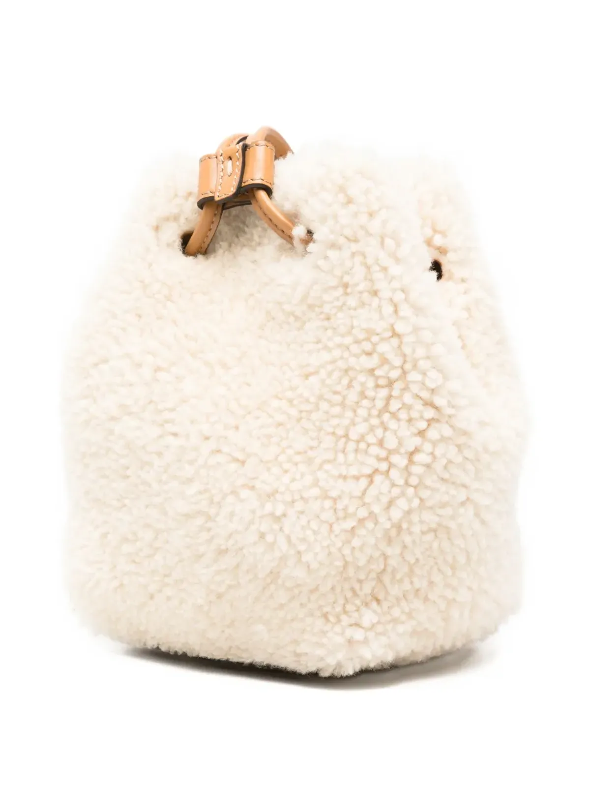 Tod's シアリング バケットバッグ - ニュートラルカラー - 画像3