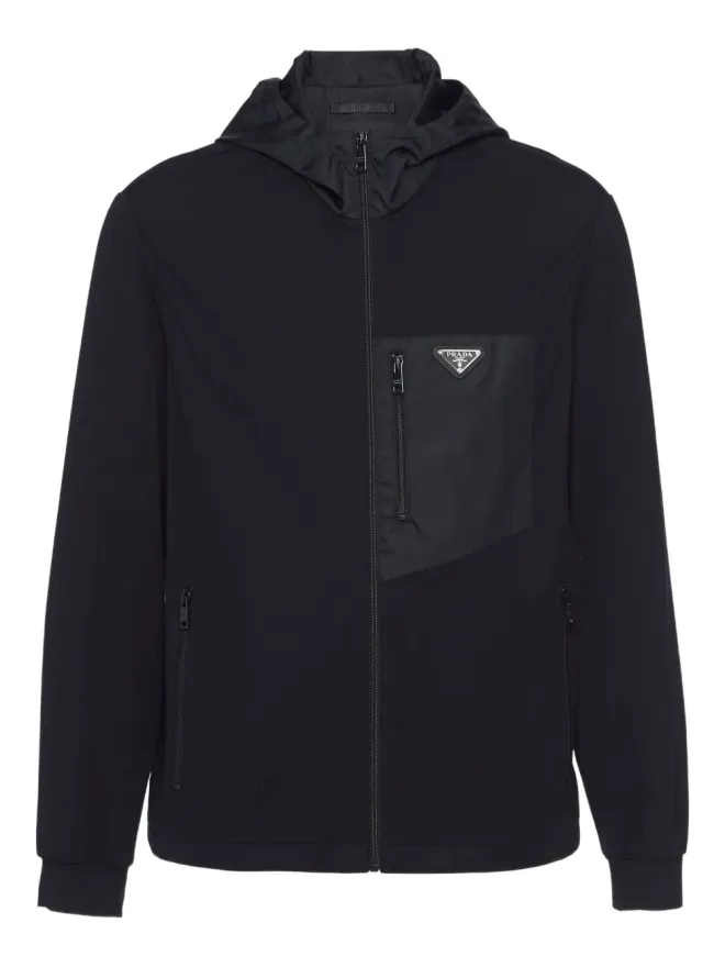 Prada Prada フード付きジップフロントジャケットの商品画像
