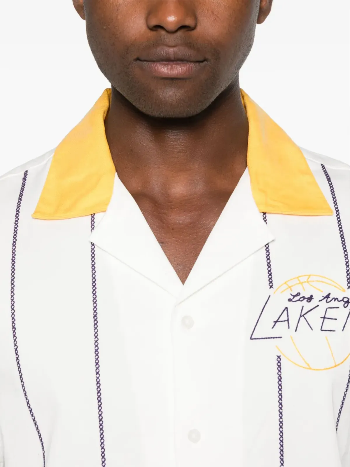 Maison Labiche x NBA ロサンゼルス・レイカーズ シャツ - 画像5