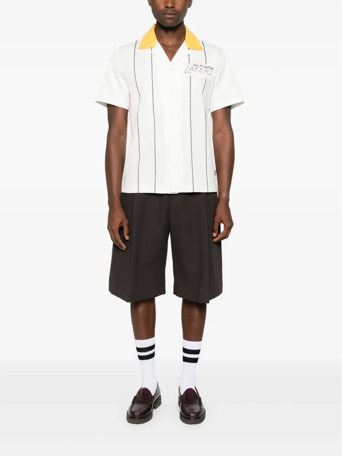 Maison Labiche x NBA ロサンゼルス・レイカーズ シャツ - 画像2