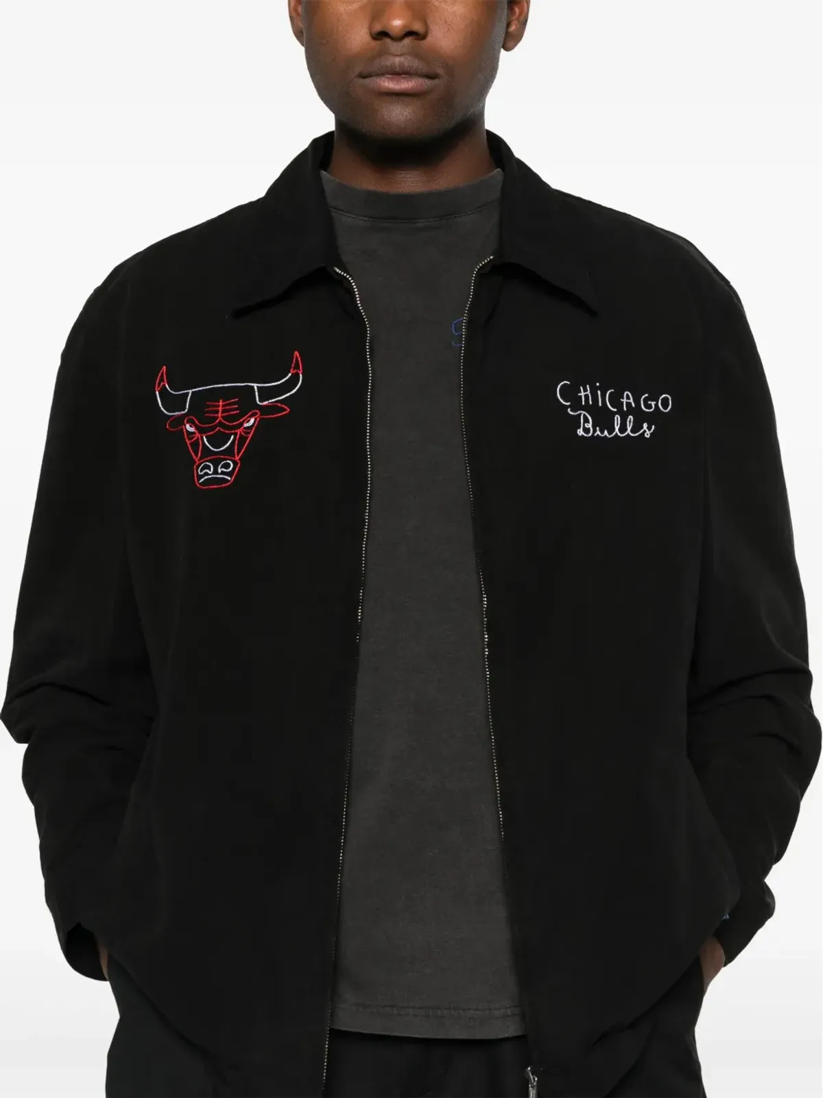 Maison Labiche x NBA Chicago Bulls La Roch ジャケット - ブラック - 画像5
