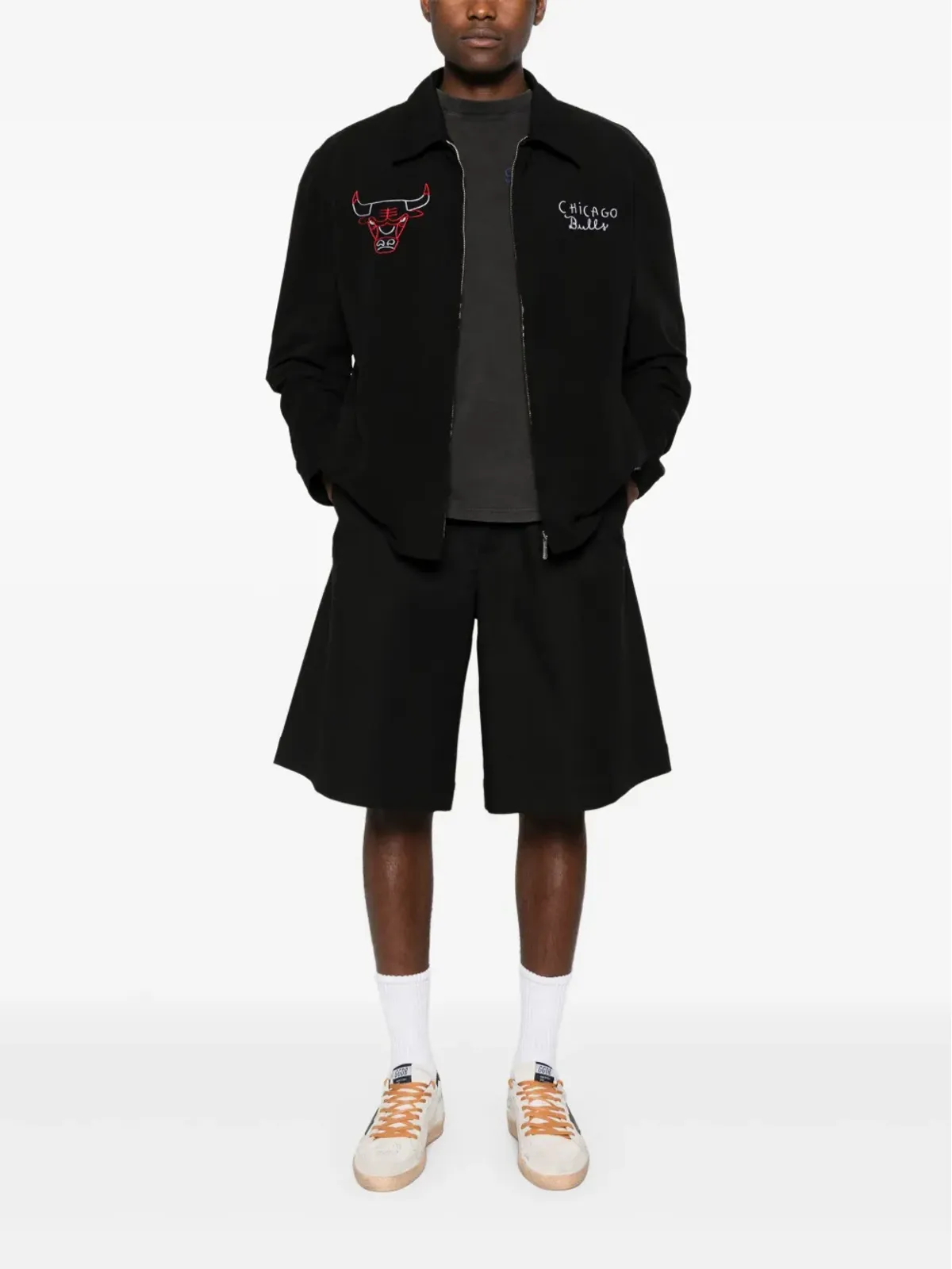 Maison Labiche x NBA Chicago Bulls La Roch ジャケット - ブラック - 画像2
