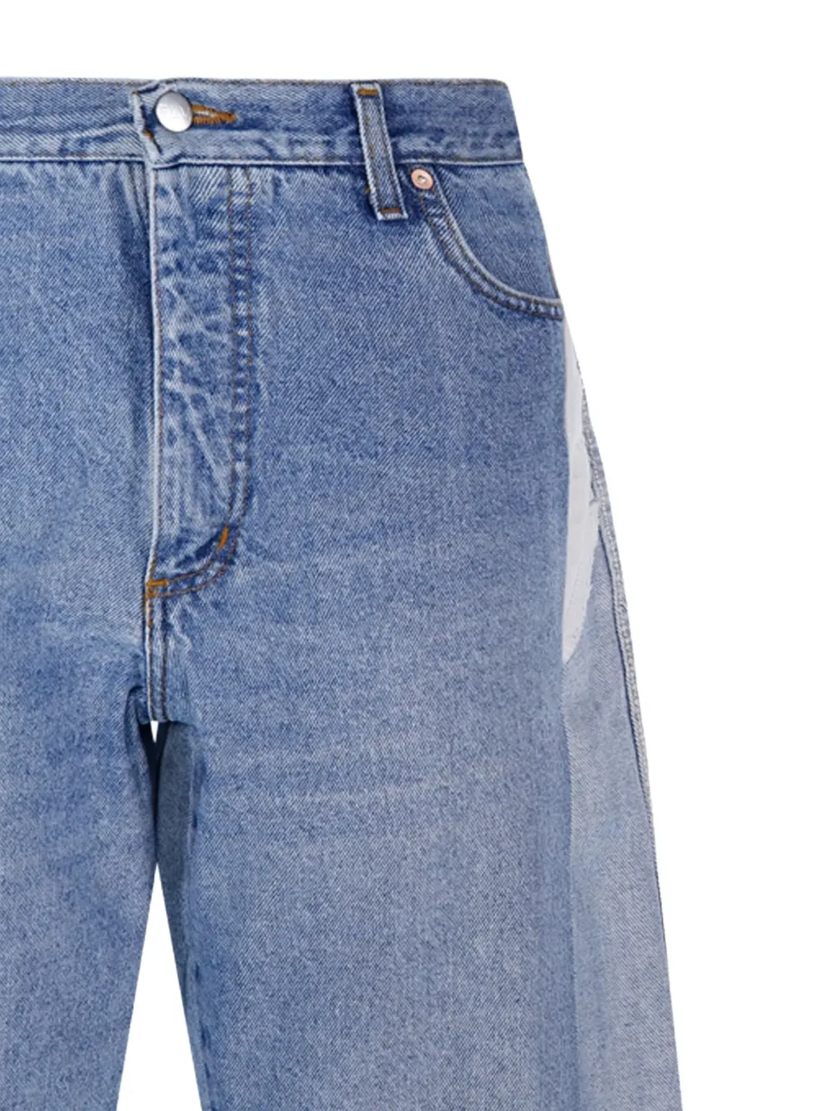 E.L.V DENIM Maya パネルドフレイドジーンズ - 画像4