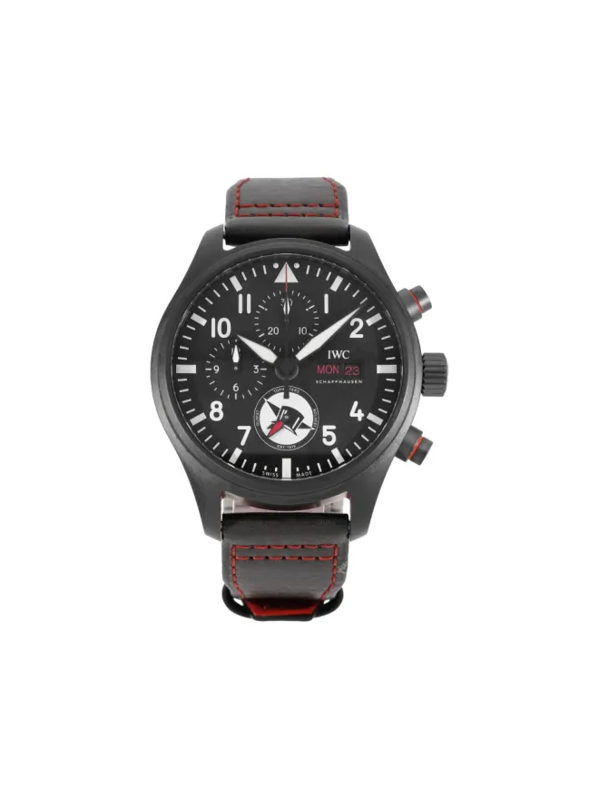 IWC Schaffhausen IWC Schaffhausen パイロット トップハッター クロノグラフ ブラックの商品画像