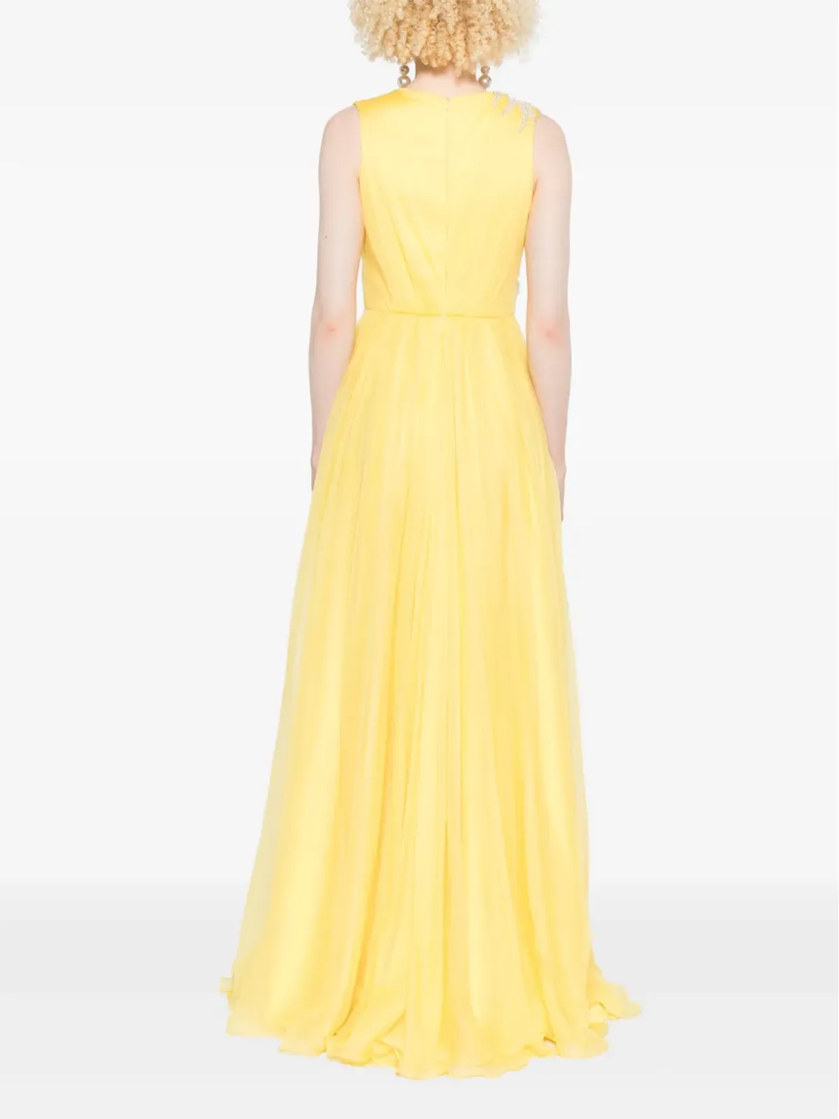 M.Marquise Zayda dress - Yellow - 画像4