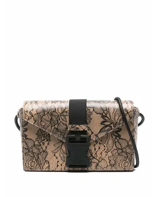 Christopher Kane 花柄バックルショルダーバッグ - サムネイル1