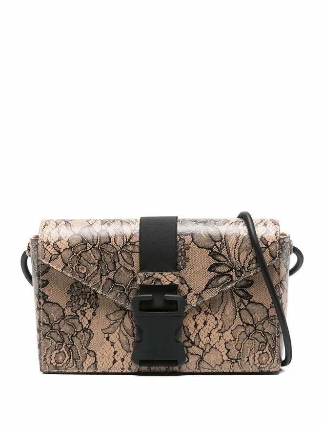 Christopher Kane Christopher Kane 花柄バックルショルダーバッグの商品画像