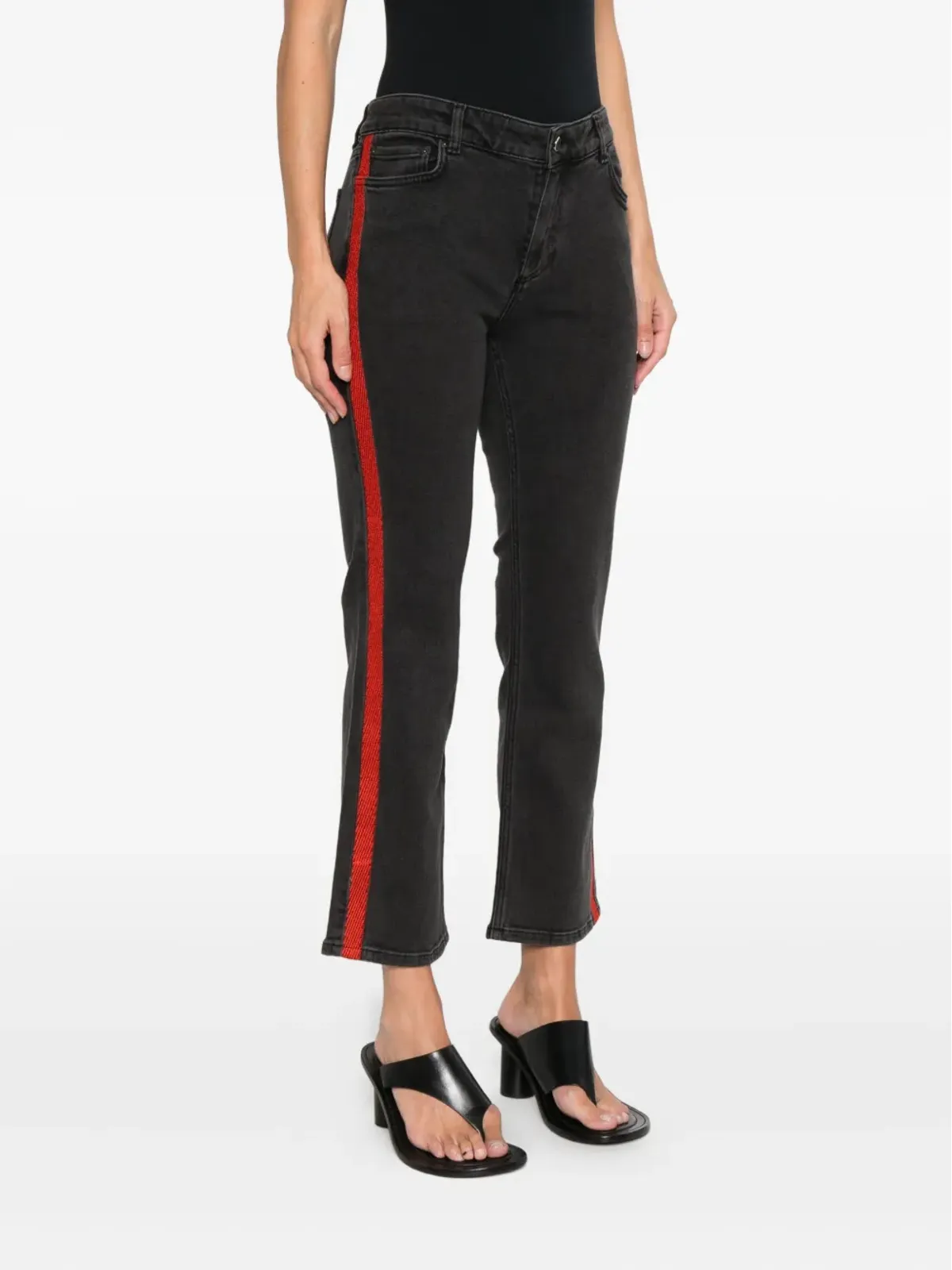 Victoria Victoria Beckham ストライプデニムジーンズ - 画像3