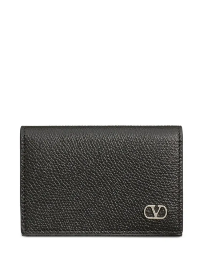 Valentino Garavani Valentino Garavani グレインレザー ウォレット ブラックの商品画像