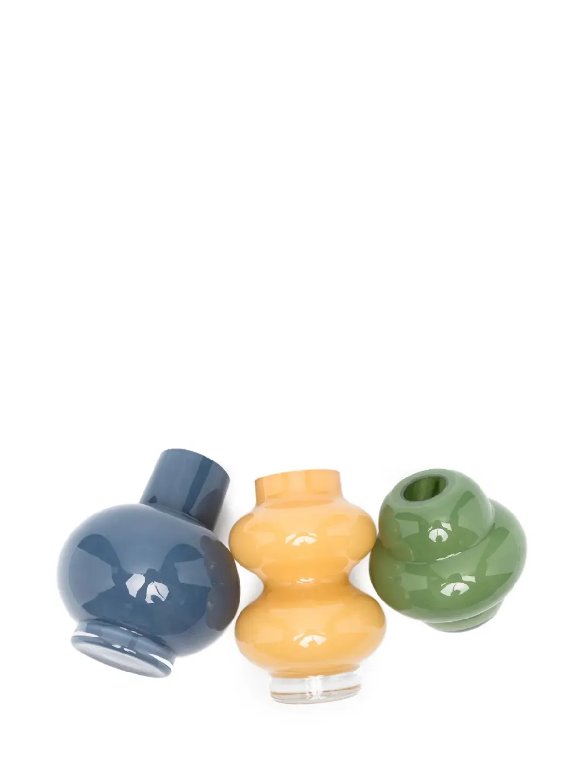 The Conran Shop フォーム ミニ花瓶（3点セット） - Blue - 画像2