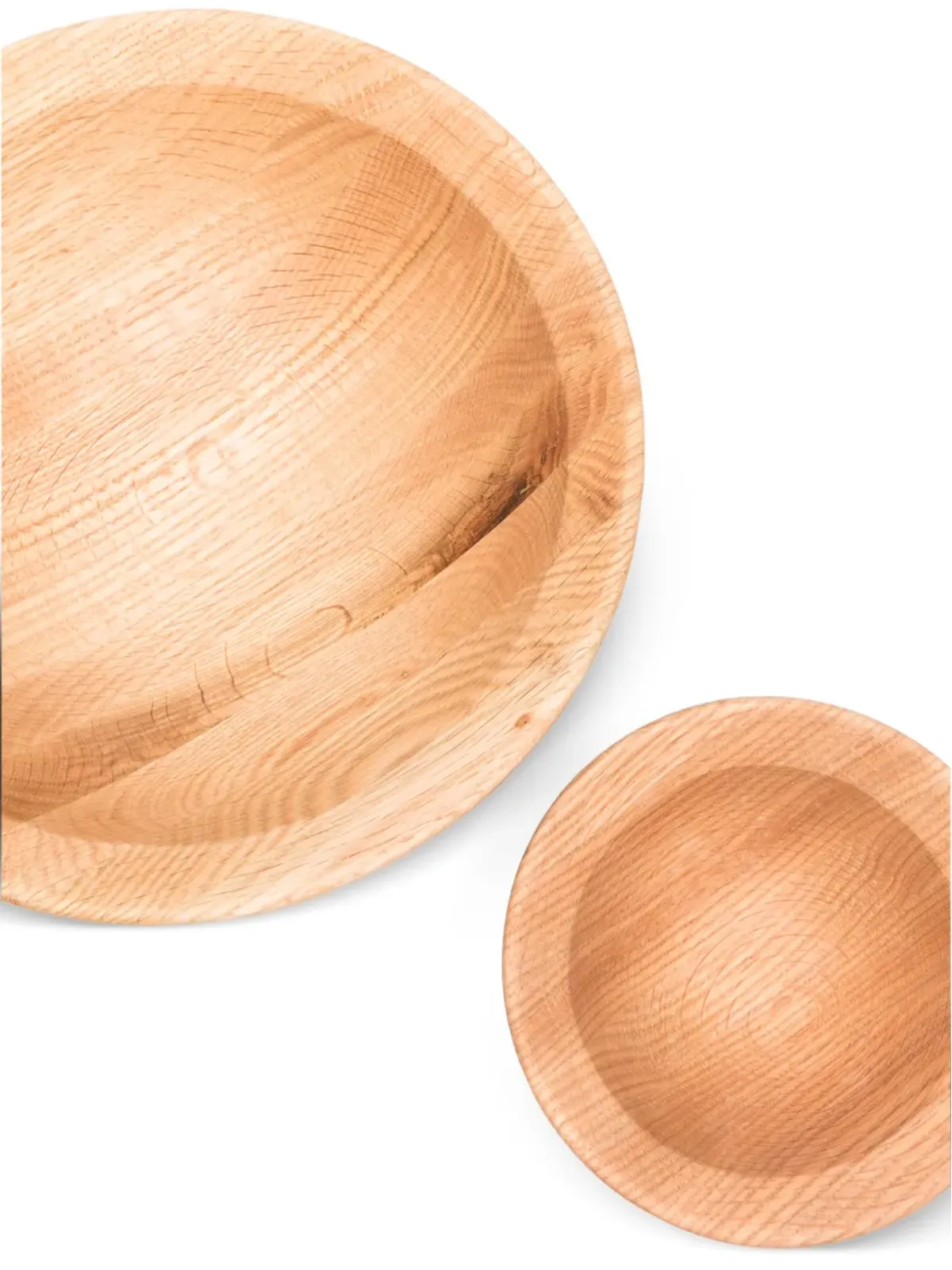 The Conran Shop オーク材スナックサービングボウル - 画像2