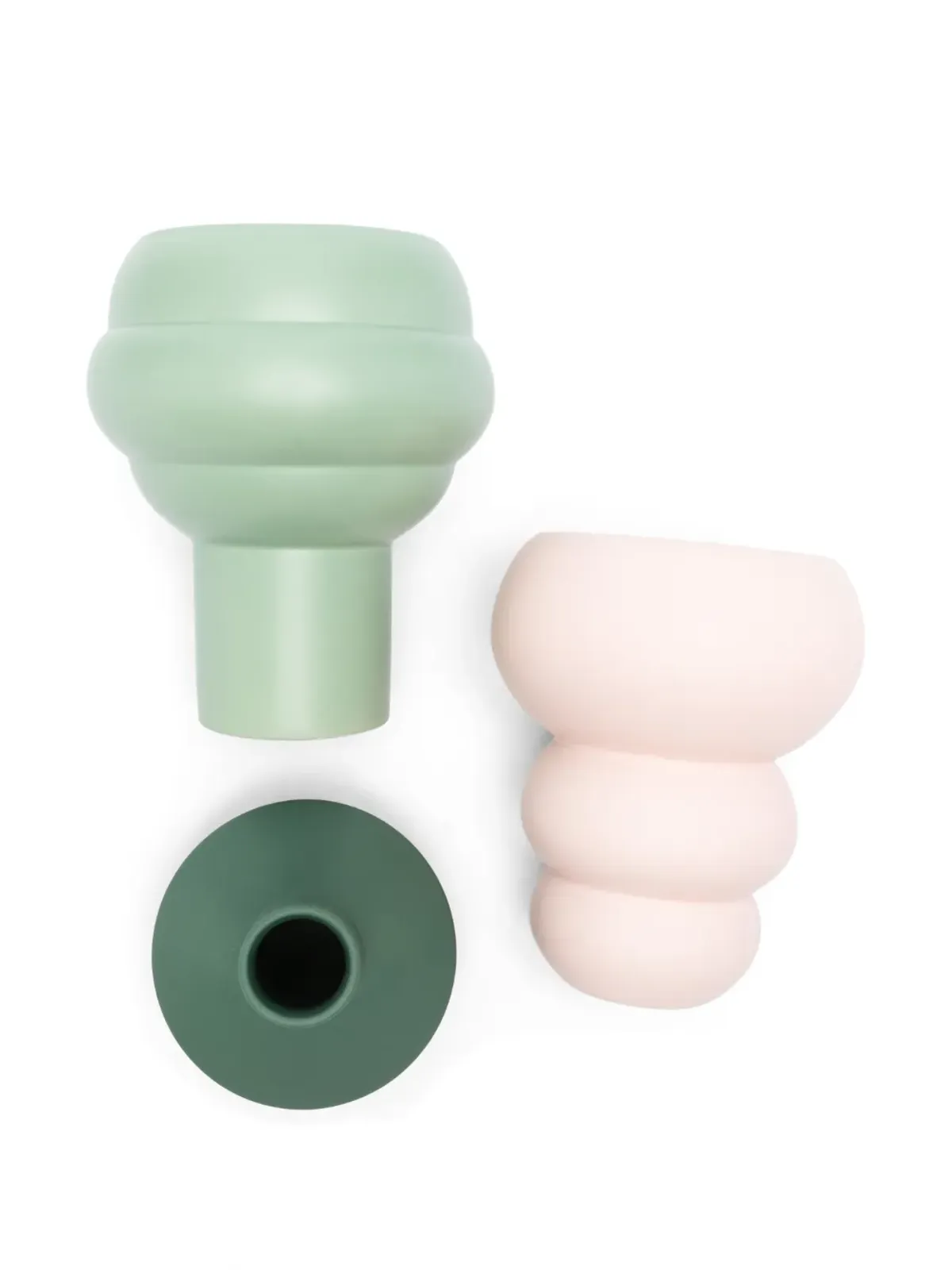 The Conran Shop 積み重ねられた球体の花瓶セット（3点セット） - 画像2