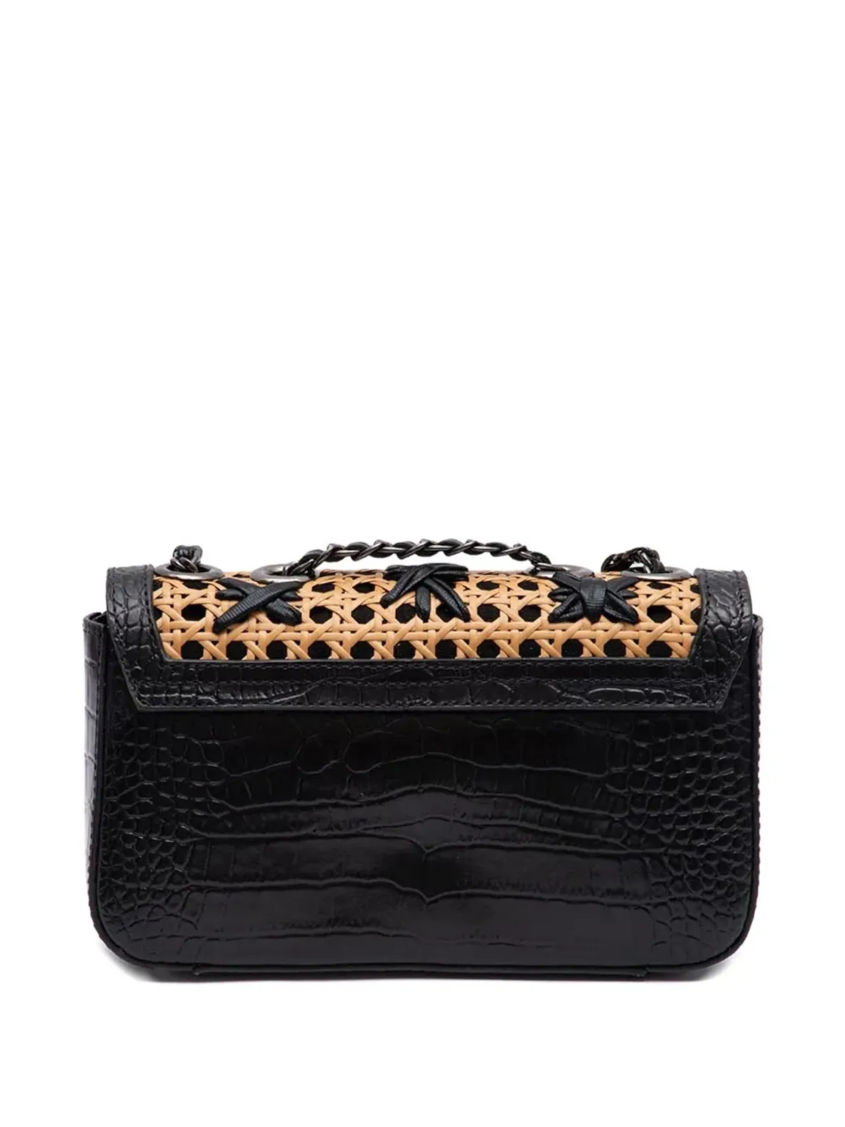 Isla Anne woven shoulder bag - Black - 画像2