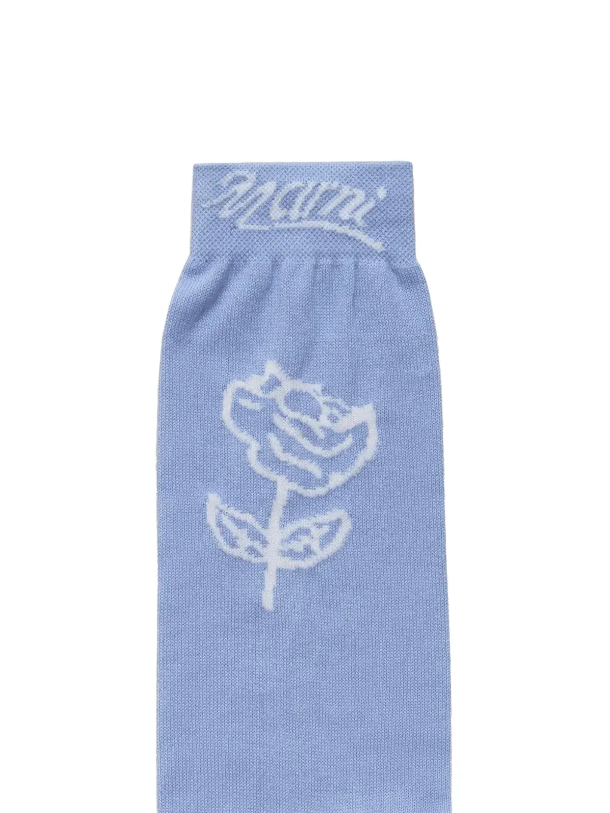 Marni 花柄刺繍ソックス（ブルー） - 画像3