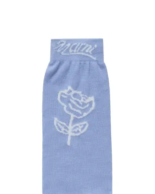 Marni 花柄刺繍ソックス（ブルー） - サムネイル3