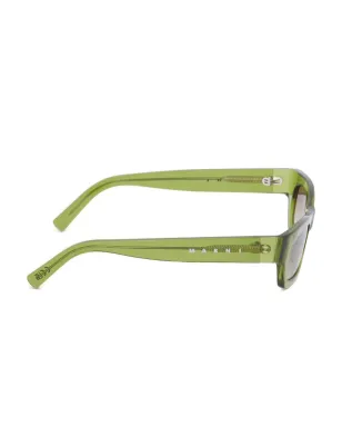 Marni Eyewear 矩形フレームサングラス - サムネイル3