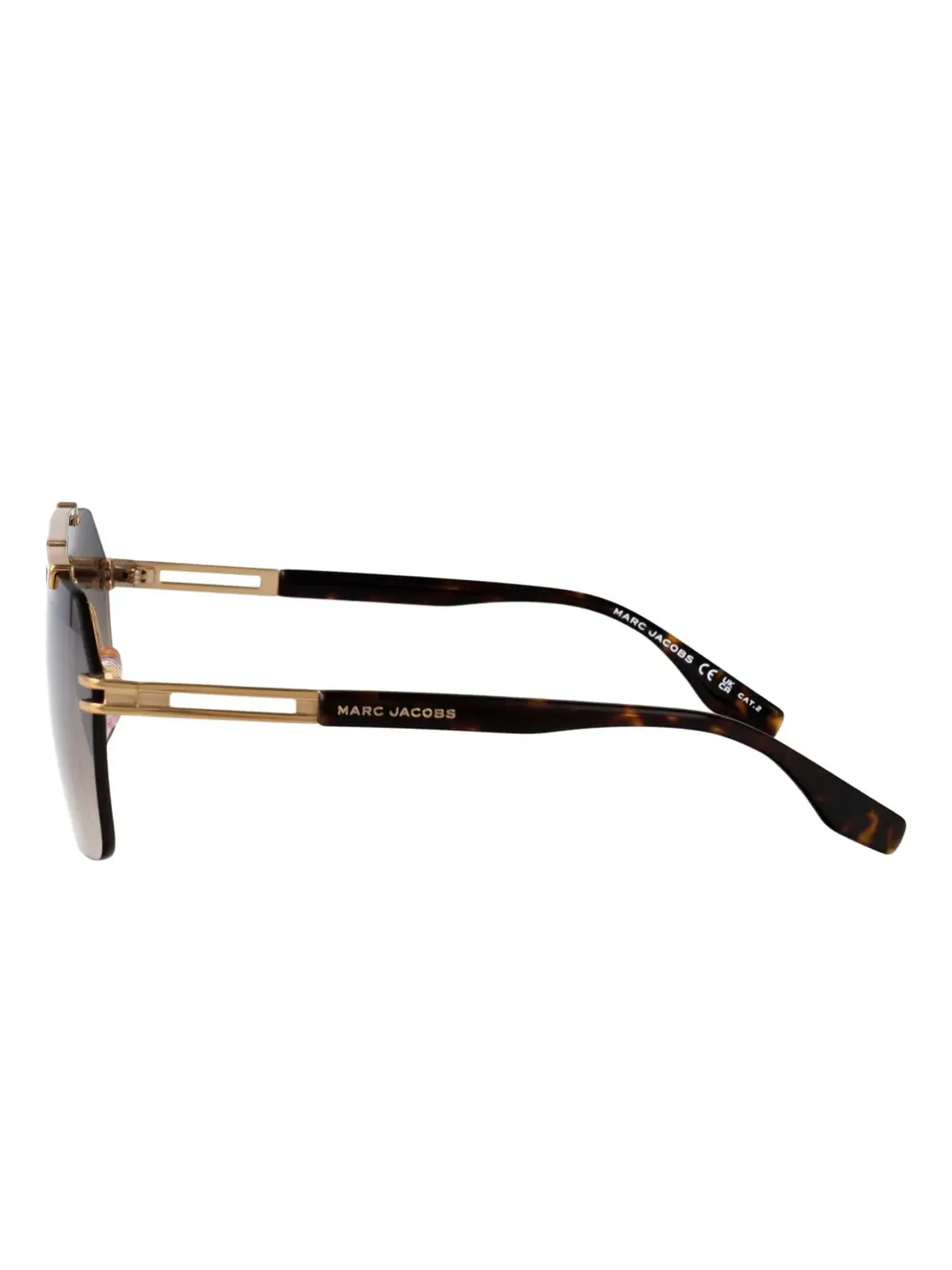 Marc Jacobs Eyewear 837/S チタン製サングラス - ゴールド - 画像3